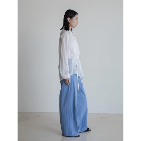 《予約販売》2way raglan sleeve sheer shirt/2colors_nb0319