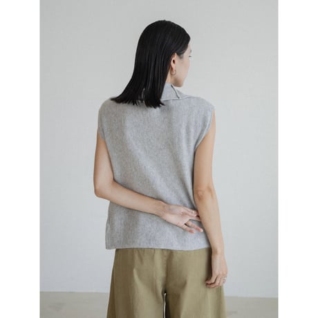 《予約販売》cashmere blend knit vest/2colors_nt2389