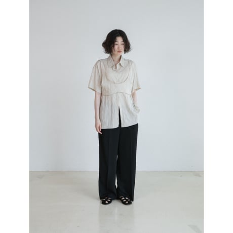 《予約販売》rincl over half sleeve shirt/2colors_nb0388