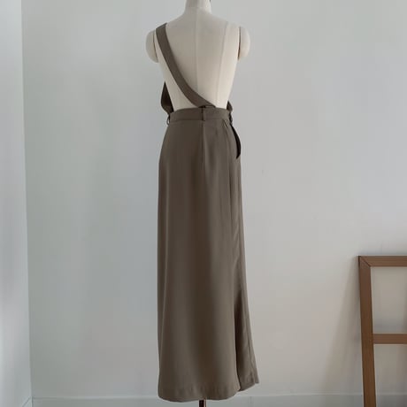 【nokcha original】docking all-in-one/khaki beige_np0157