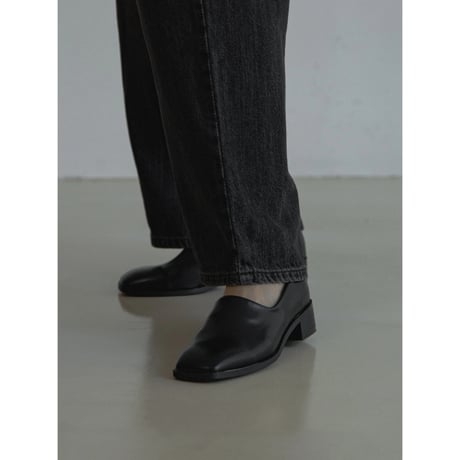 《予約販売》square toe mannish shoes/2colors_na0664