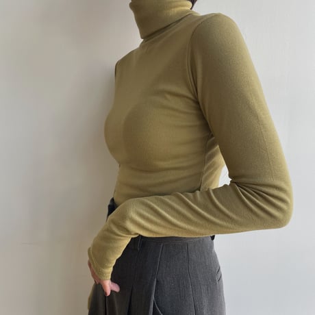 《予約販売》finger hole daily high neck tops/3colors_nt1863