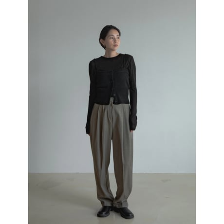 《予約販売》mannish tapered pants/3colors_np1031
