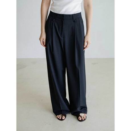 《予約販売》rich tuck wide pants/2colors_np1258