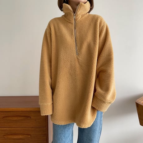 《予約販売》boa zip pullover/2colors_nt1193