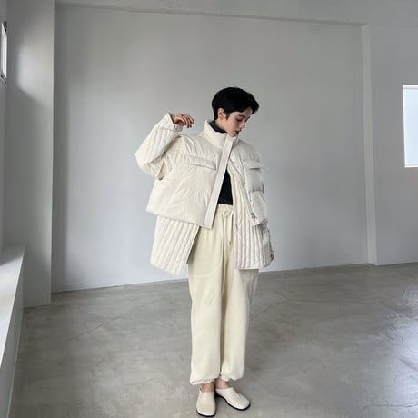 【nokcha original】2set down jacket/white_no0308