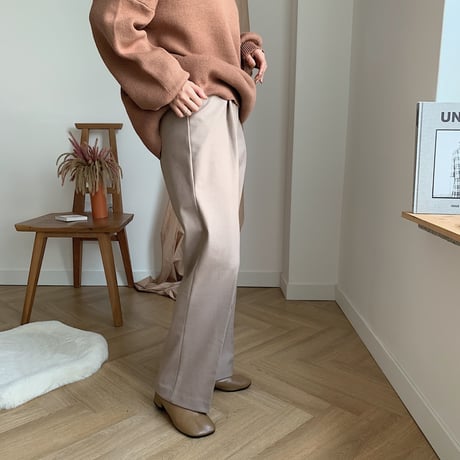 ✳︎予約販売✳︎straight daily pants/2colors_np0085