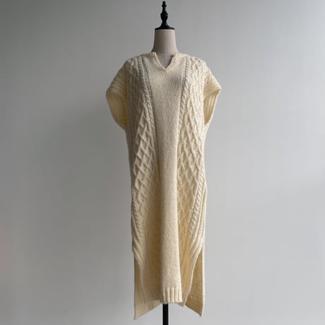 《予約販売》long knit vest/2colors_nt1090