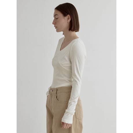 《予約販売》accent décolleté lib tops/3colors_nt2541