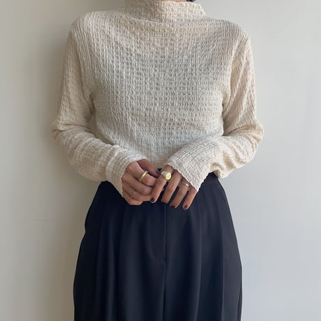 《予約販売》jacquard light tops/3colors_nt1832