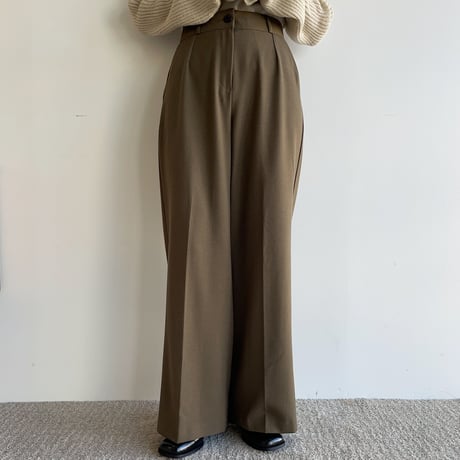 《予約販売》twill warm pants/2colors_np0698