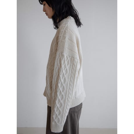 《予約販売》cable knit pullover/2colors_nt2213