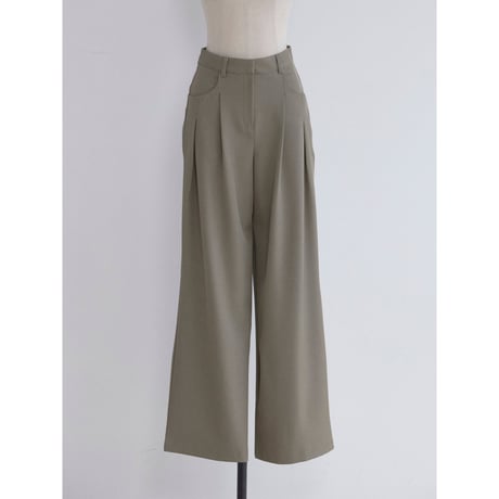 《予約販売》pocket tuck accent pants/2colors_np1225