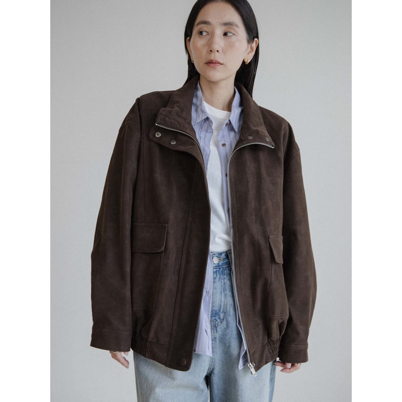 予約販売》suède like over jacket/2colors_no0470 | N
