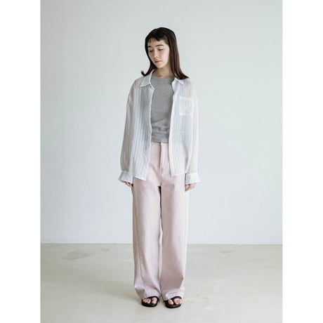 《予約販売》pigment oval jeans/2colors_nj0144