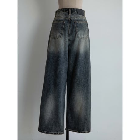 《予約販売》accent vintage like oval jeans_nj0117
