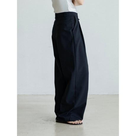 《予約販売》rich tuck wide pants/2colors_np1258