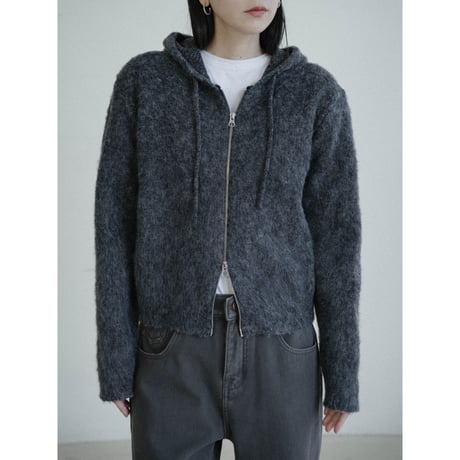 《予約販売》2way zip knit parker/2colors_nt2451