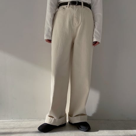 《予約販売》mannish cotton pants/3colors_np0930