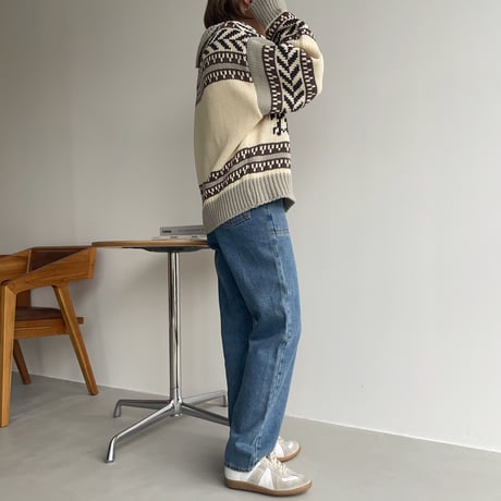 《予約販売》vintage like knit cardigan_nt1183