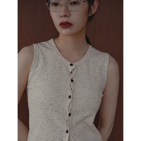 【NOKCHA original】accent botan tanktop/3colors_nt2058