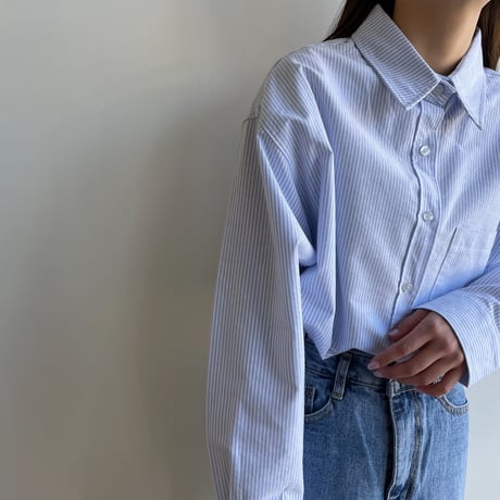 《予約販売》stripe over shirt/2colors_nt1272
