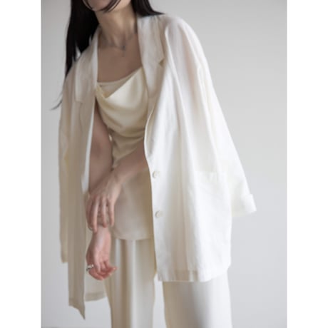 《予約販売》linen tailored jacket/3colors_no0384