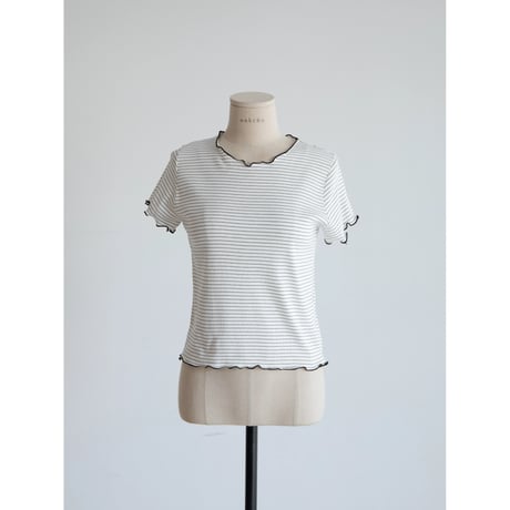 《予約販売》piping border tee/2colors_nt2562