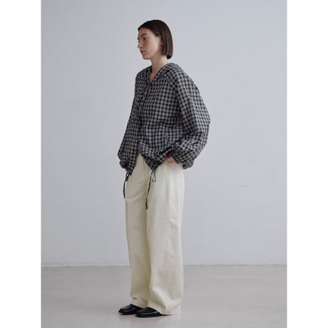 《予約販売》check hoodie shirt_nb0360