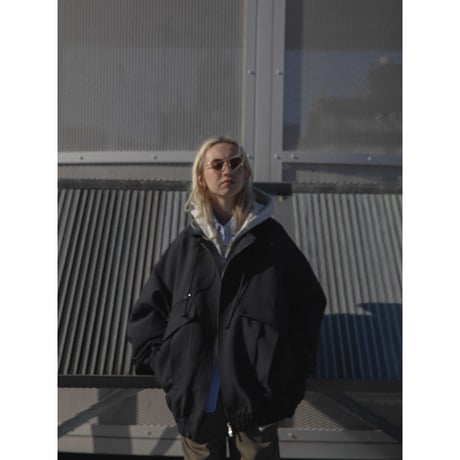 - AUTHENTIC series - urban over jacket/deep navy(unisex)_an0004