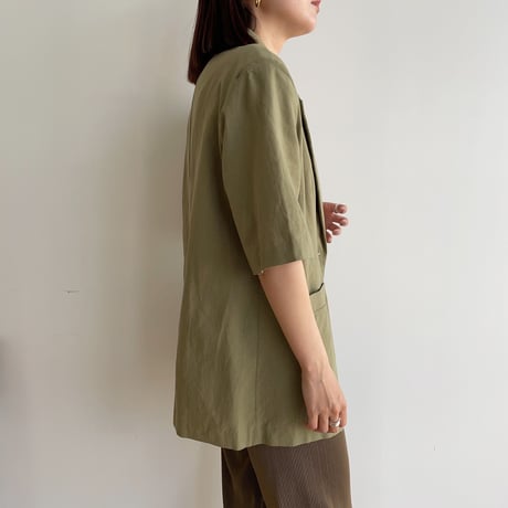 《予約販売》linen ennui jacket/2colors_no0215