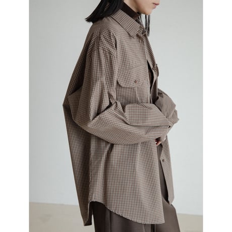 《予約販売》graph check shirt/2colors_nb0337