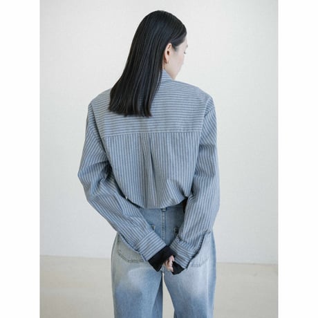 《予約販売》accent stripe shirt/2colors_nb0353