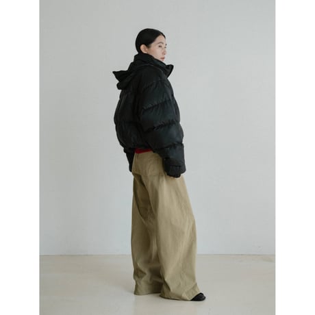 《予約販売》2way hoodie padding jacket/2colors_no0483