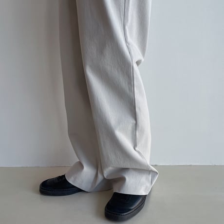 《予約販売》high waist cotton wide pants/2colors_np0951