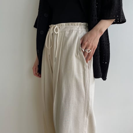 《予約販売》natural wide pants/2colors_np0809
