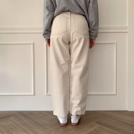 ✳︎予約販売✳︎point white jeans_np0005
