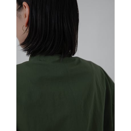 - AUTHENTIC series - neck string jumper/green_an0032