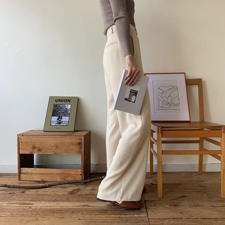 《予約販売》tuck long pants/2colors_np0159