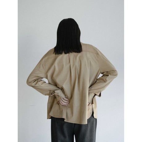 《予約販売》suède like shirt_nb0352
