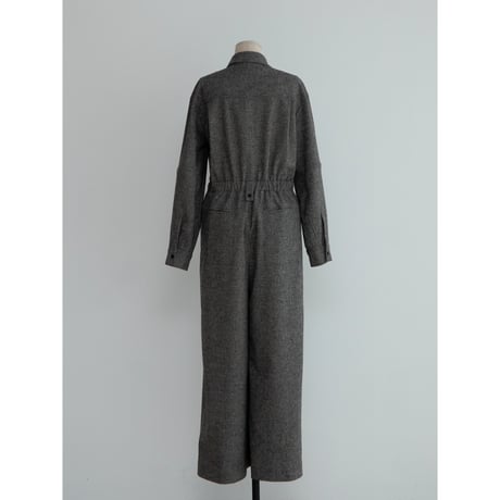 - AUTHENTIC series - classy jumpsuit/melange brown_an0024
