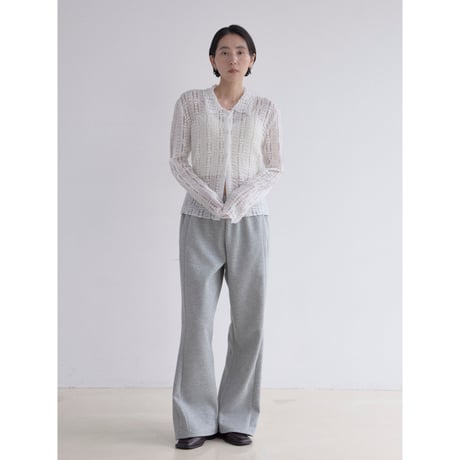 《予約販売》jacquard sheer lady tops/2colors_nt2521