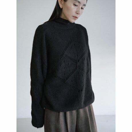 《予約販売》accent mohair knit pullover/2colors_nt2461