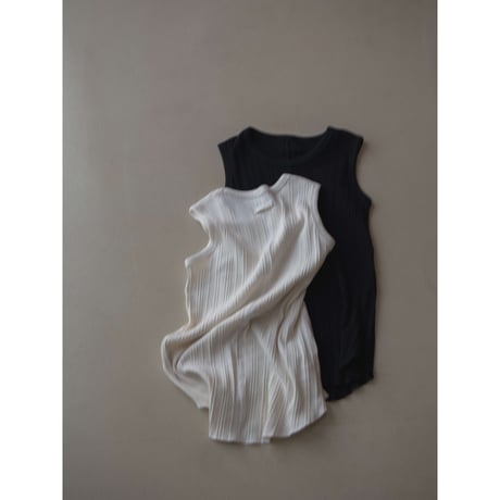 【nokcha original】natural lib tank top/2colors_nt1980