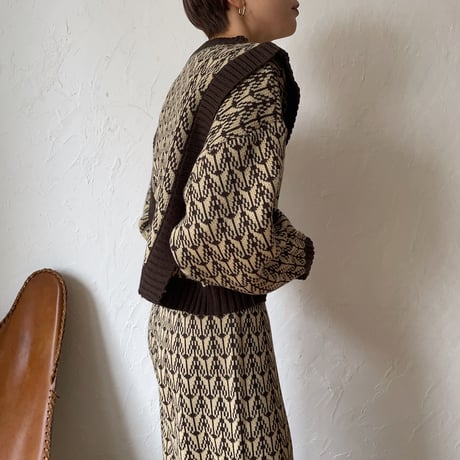 【nokcha original】vintage like minimal knit_nt0778