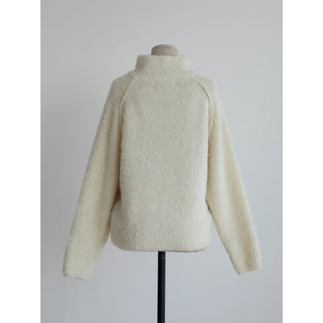 《予約販売》zip up soft knit pullover/2colors_nt2194