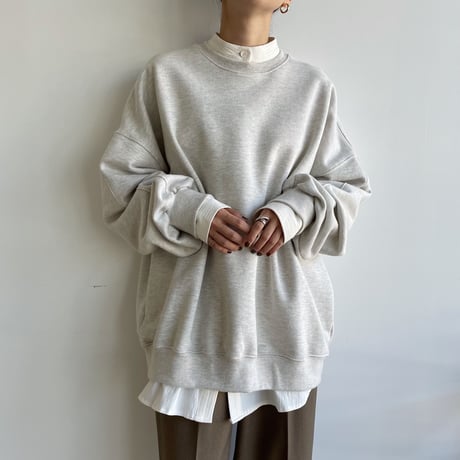 【nokcha original】jacquard round shirt/white_nb0090