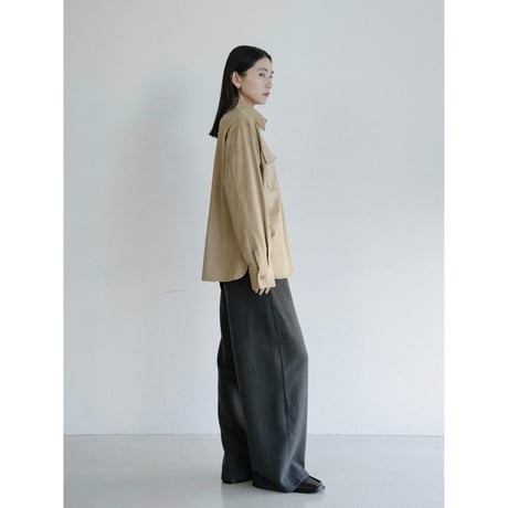《予約販売》suède like shirt_nb0352