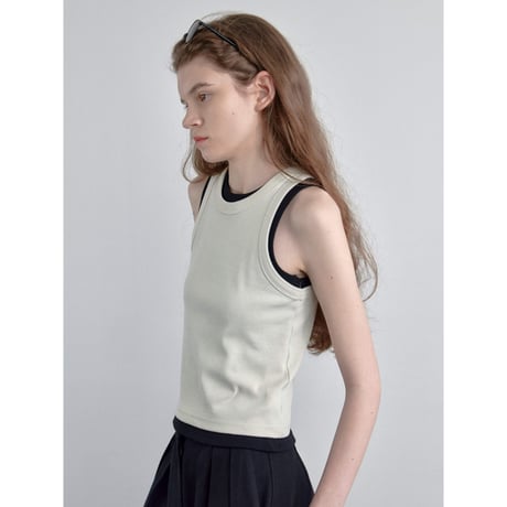 【NOKCHA original】back accent custom tank top/2colors_nt2570