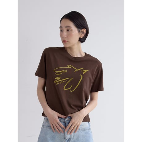 《予約販売》bird minimal tee/2colors_nt2523